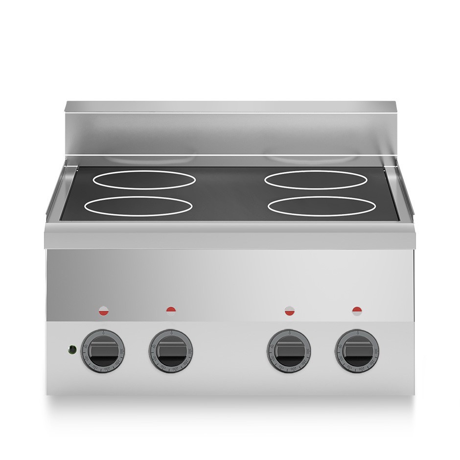 Elektro-Glaskeramikkochfeld, Tischgerät, 4 Kochzonen, Tiefe 600 mm