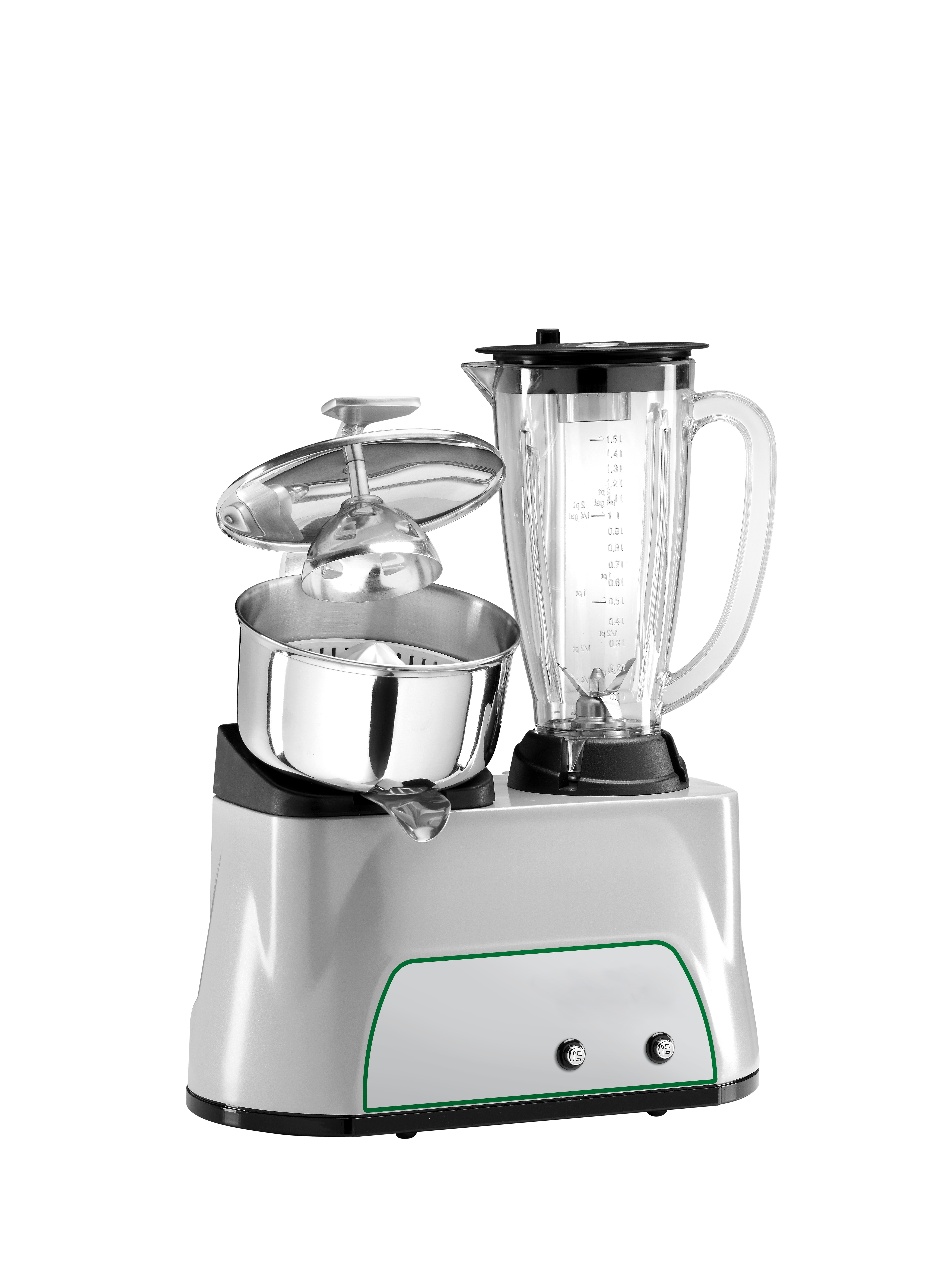 Kombi-Bargerät Mixer & Zitruspresse, Aluminiumlegierung, B 380 mm x T 240 mm x H 490 mm