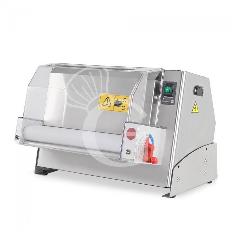 copy of Stendipizza in inox con rulli paralleli in PEHD per pizza diam. 26/40 cm e pedale elettrico