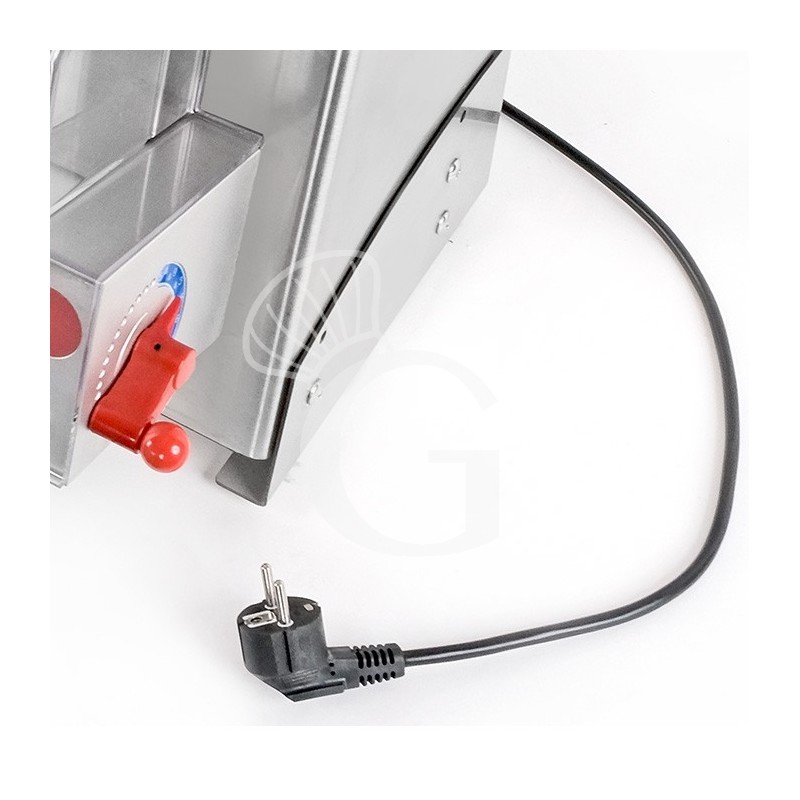 copy of stendipizza in inox con rulli paralleli in pehd per pizza diam 2640 cm e pedale elettrico