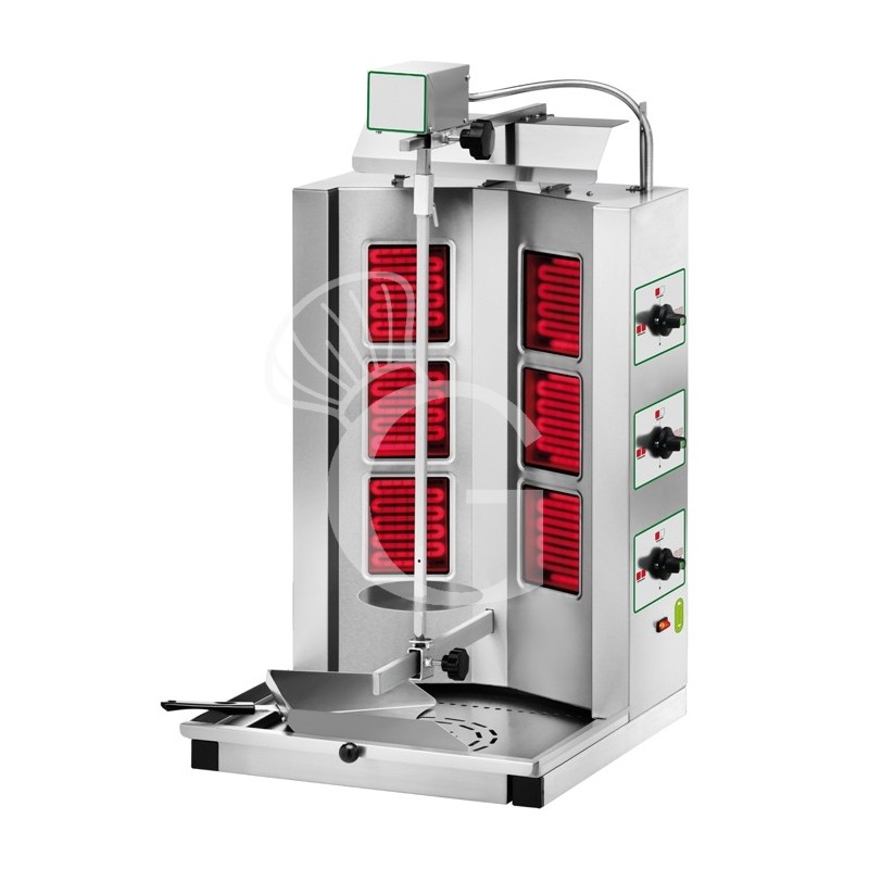 Elektro Dönergrill/Gyrosgrill, 3+3 Infrarot-Heizwiderstände Elektro Dönergrill/Gyrosgrill, 3+3 Infrarot-Heizwiderstände