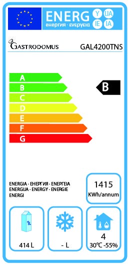 copy of Tavolo refrigerato - 2 porte - Prof. 700 - temperatura -2°C/+8°C
