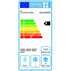 copy of Tavolo refrigerato - 2 porte - Prof. 700 - temperatura -2°C/+8°C