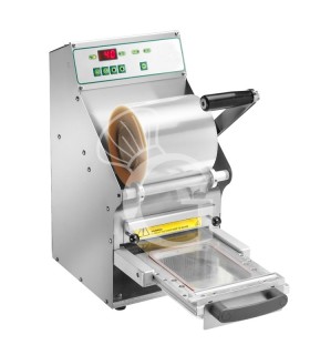 Thermoversiegelungsgerät, Edelstahl, manuelle Versiegelung, Rollenbreite 150 mm, B 260 mm x T 300 mm x H 500 mm, 0,5 kW