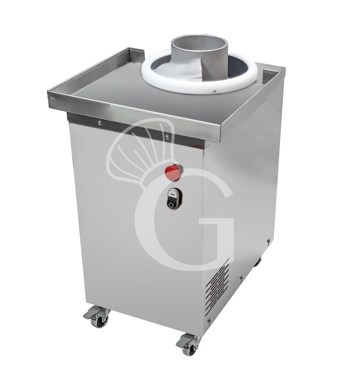 Professioneller Maxi Teigabrunder, Edelstahl, Teiggewicht 20 - 800 g