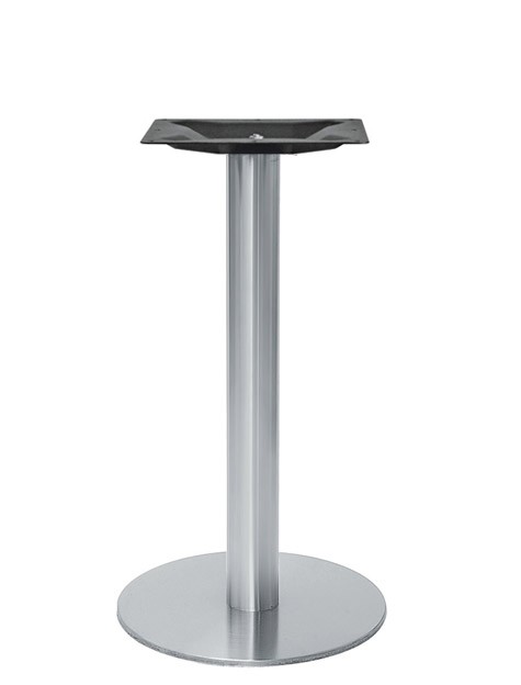 Tischgestell, satinierter Edelstahl, H 730 mm