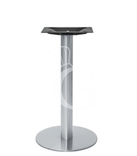 Tischgestell, satinierter Edelstahl, Ø 580 mm, H 730 mm