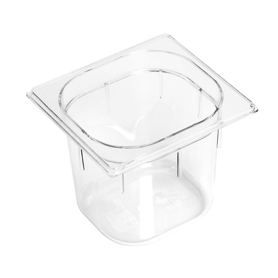 copy of Bacinella in Polipropilene GN 1/9 - 176 mm x 108 mm x H 100 mm