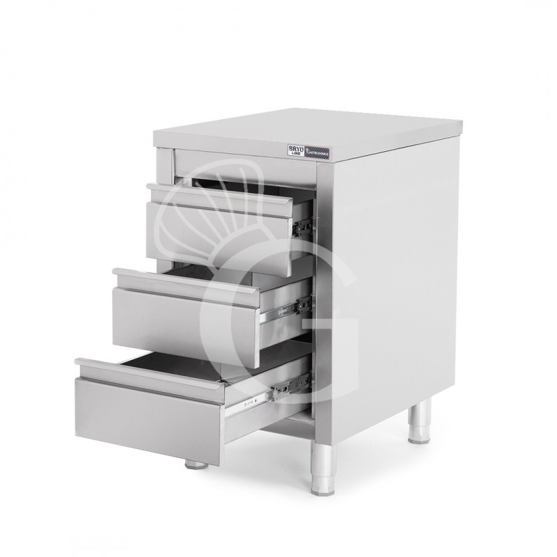 copy of Cassettiera 3 cassetti, L 500 x P 700 x H 850 mm