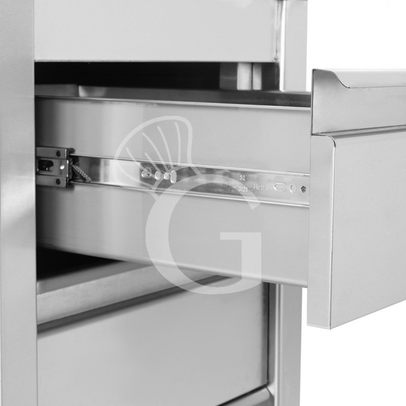 copy of Cassettiera 3 cassetti, L 500 x P 700 x H 850 mm