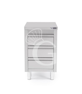 copy of Cassettiera con 3 cassetti, L 500 x P 600 x H 850 mm
