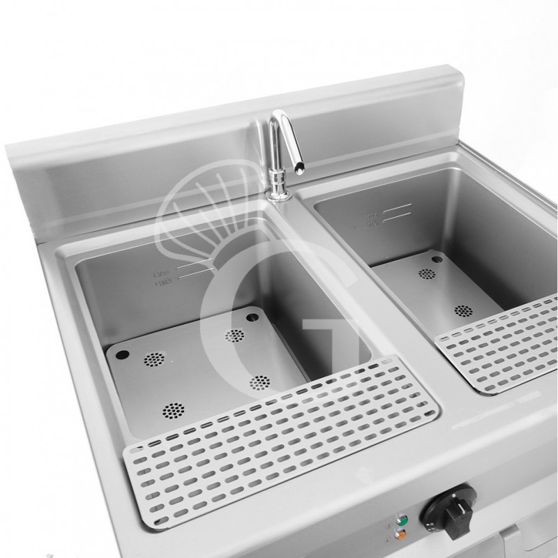 copy of Cuocipasta elettrico su mobile chiuso - 1 vasca - capacità 40 LT