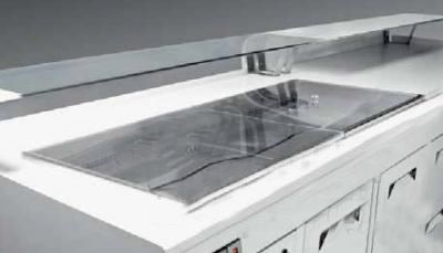 Coperchio in plexiglass per vasca refrigerata L1000