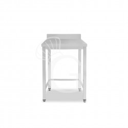Edelstahltisch mit Aufsatz B 400 mm x T 800 mm x H 950 mm