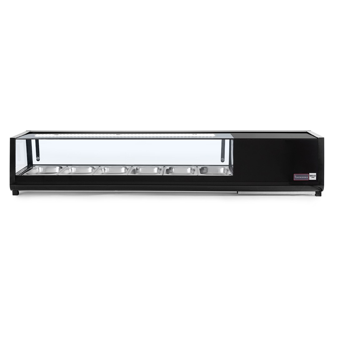 copy of Vetrina sushi - capacità 6 bacinelle GN1/3 - potenza 190 W