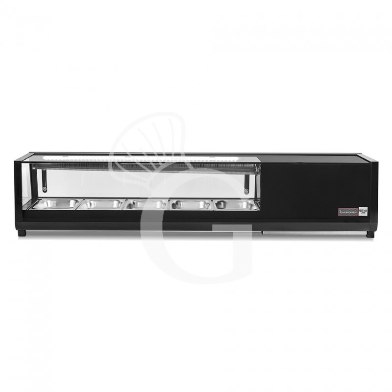 copy of Vetrina sushi - capacità 5 bacinelle GN1/3 - potenza 190 W