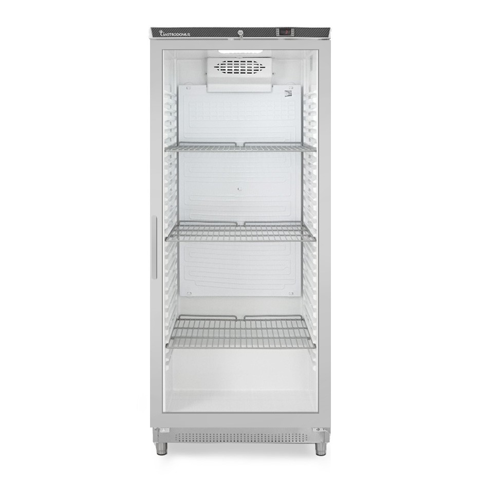 Kühlschrank (445 L), statisch, Edelstahl, Temperatur -2°C/+8°C