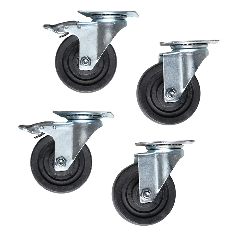 Kit 4 ruote (2 con freno)