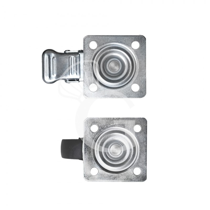 Lenkrollen-Set (6 Rollen, davon 3 mit Bremse)