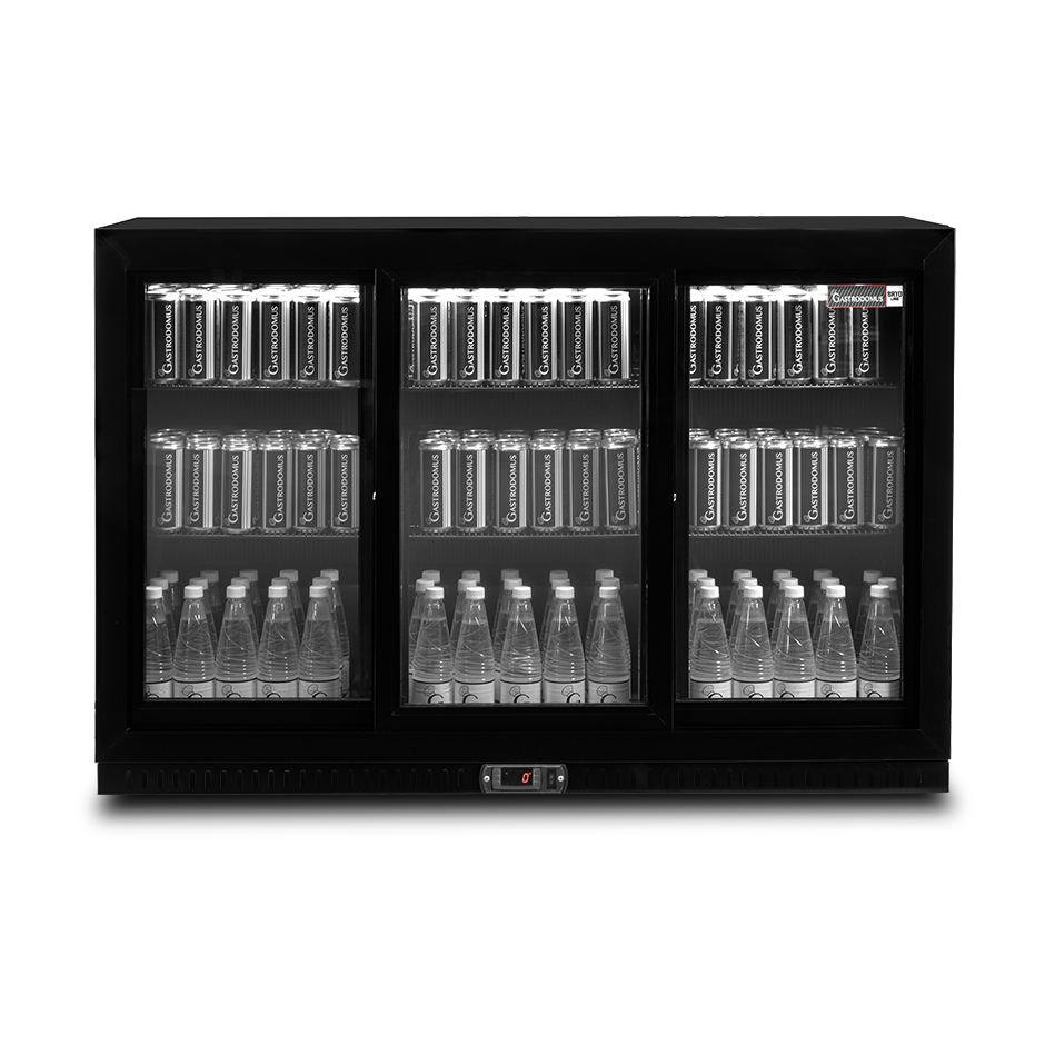 copy of Espositore refrigerato ventilato per bibite - capacità 133 LT - temp. +1° C/ + 10° C