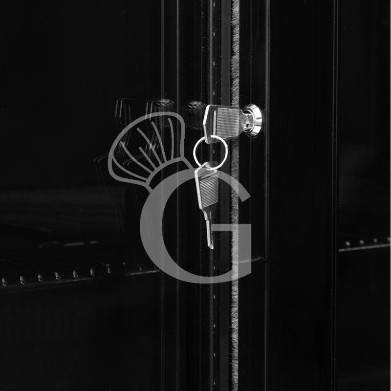 copy of Espositore refrigerato ventilato per bibite - capacità 133 LT - temp. +1° C/ + 10° C