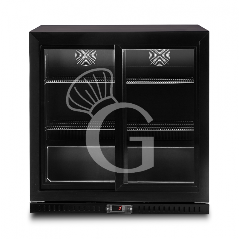 copy of Espositore refrigerato ventilato per bibite - capacità 133 LT - temp. +1° C/ + 10° C