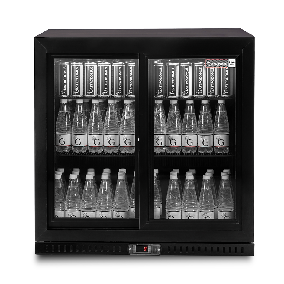 copy of Espositore refrigerato ventilato per bibite - capacità 133 LT - temp. +1° C/ + 10° C