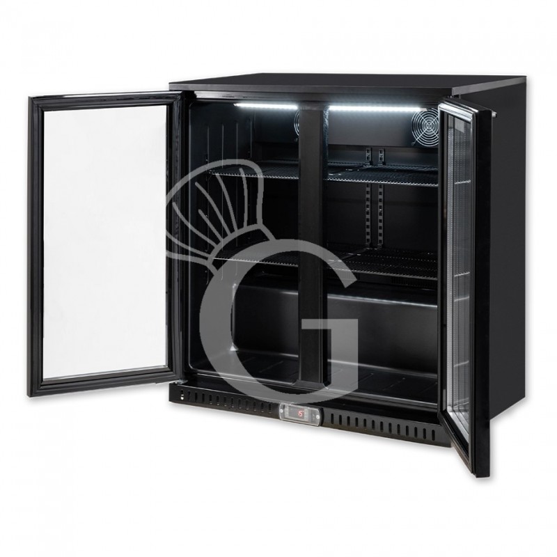 copy of Espositore refrigerato ventilato per bibite - capacità 133 LT - temp. +1° C/ + 10° C