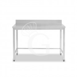 Edelstahltisch mit Aufsatz B 1200 mm x T 800 mm x H 950 mm