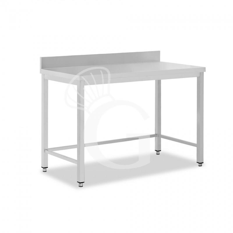Edelstahltisch mit Aufsatz B 1200 mm x T 800 mm x H 950 mm