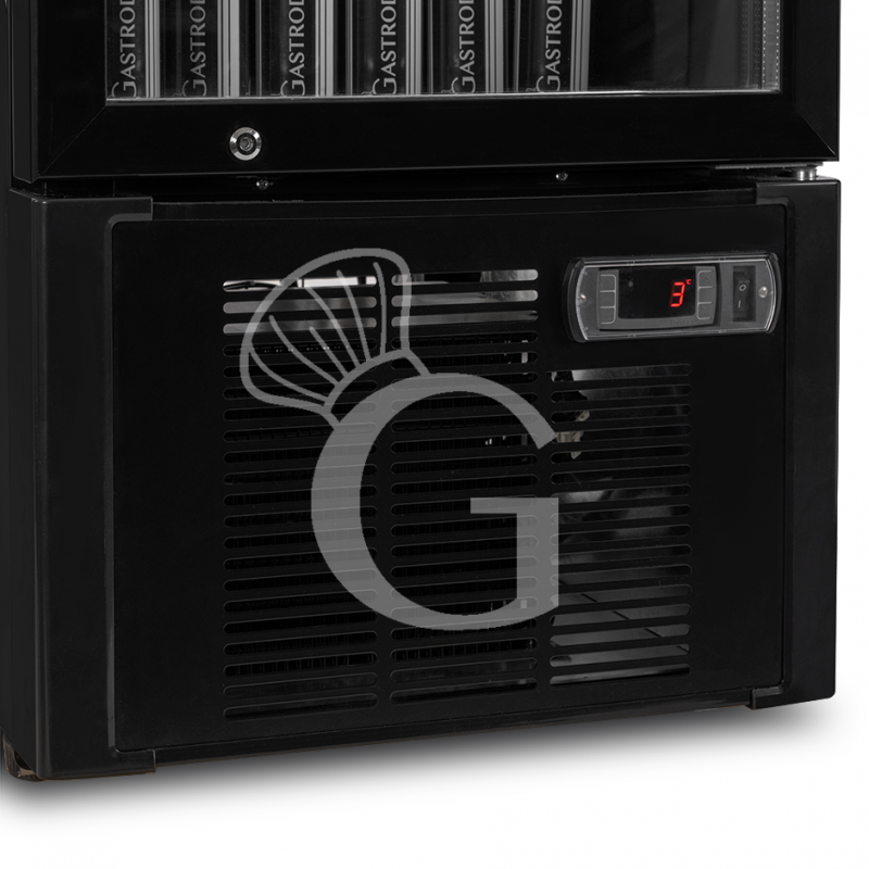 copy of Espositore refrigerato ventilato per bibite-  temp +2°C/+8°C - capacità 216 LT