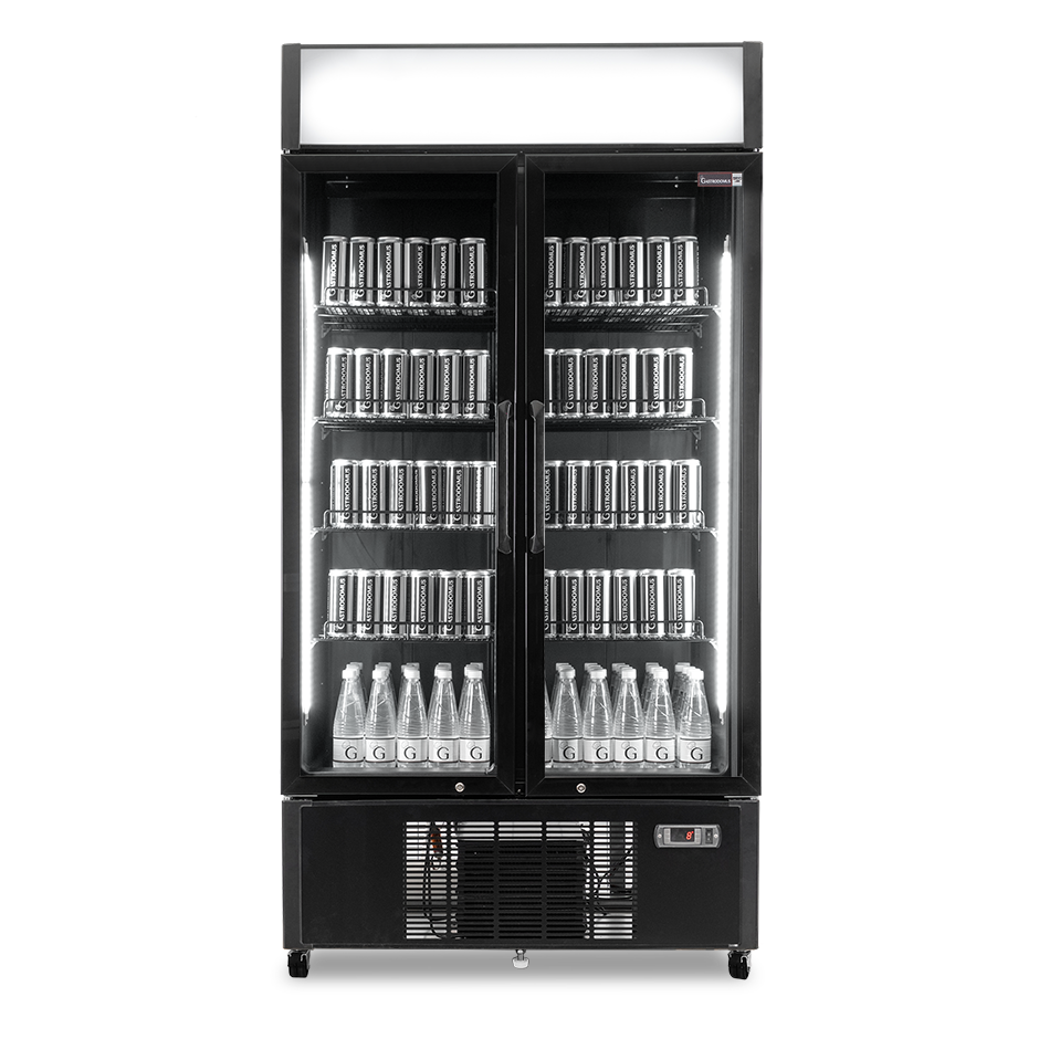 copy of Espositore refrigerato ventilato per bibite-  temp +2°C/+8°C - capacità 216 LT