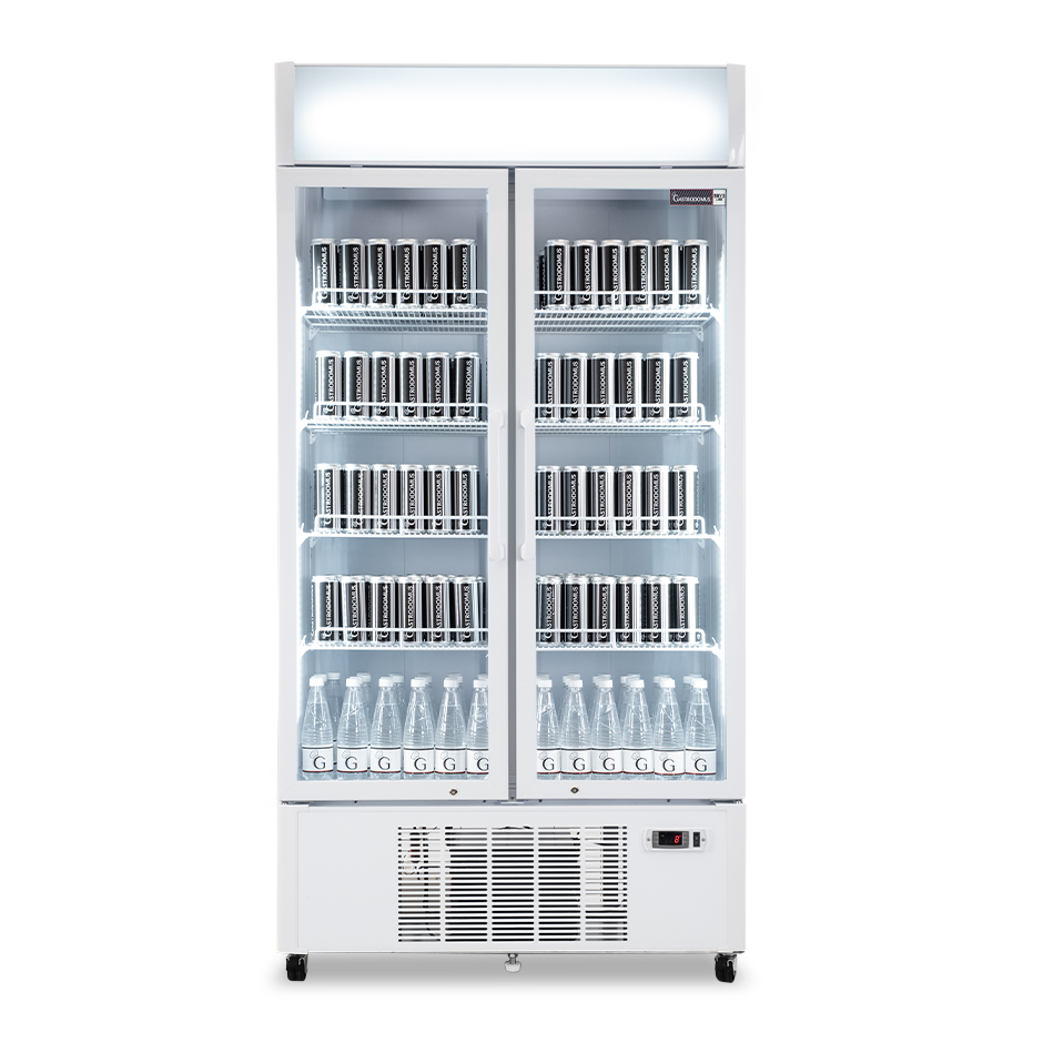 copy of Espositore refrigerato ventilato per bibite-  temp +2°C/+8°C - capacità 216 LT