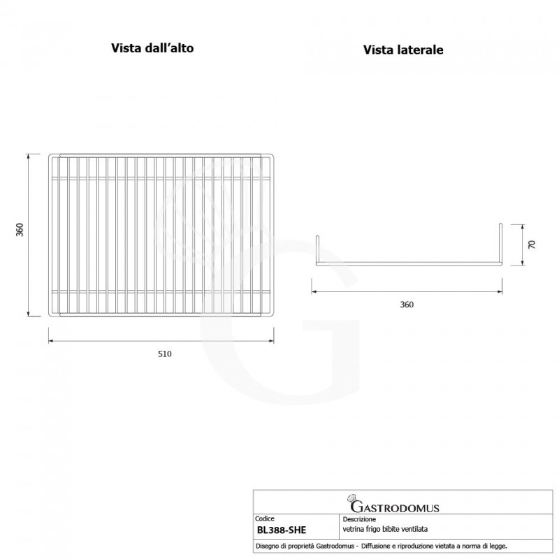 copy of Griglia plastificata 330 mm x 430 mm