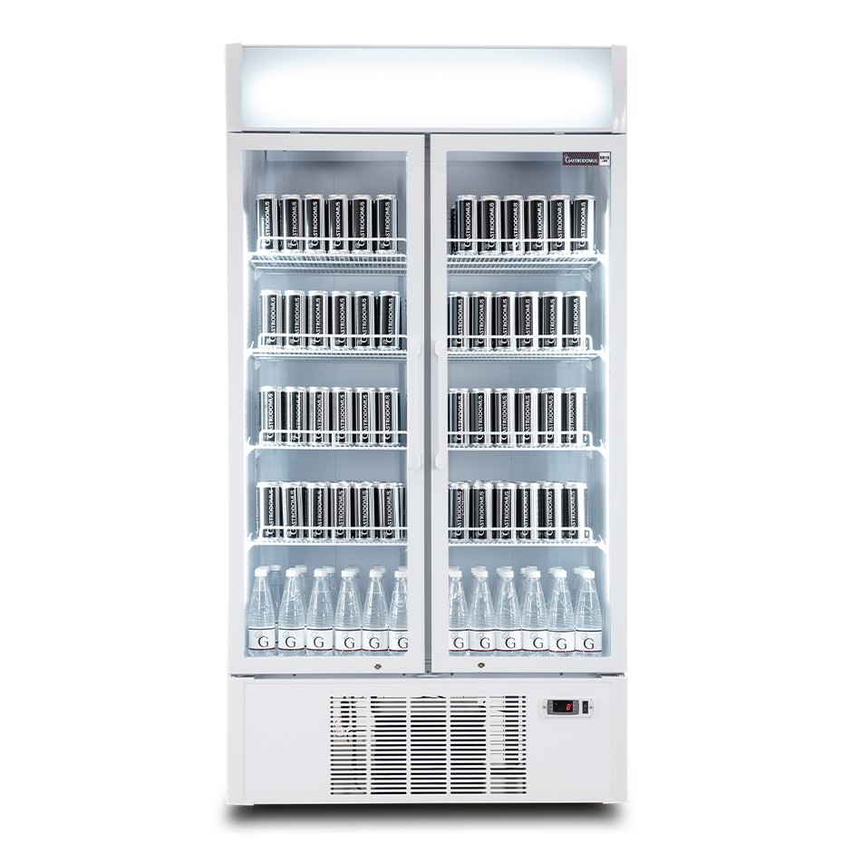 copy of Espositore refrigerato ventilato per bibite-  temp +2°C/+8°C - capacità 216 LT