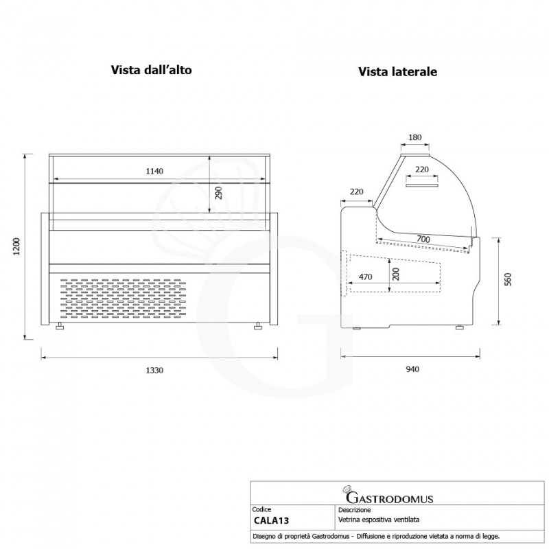 copy of Espositore refrigerato ventilato per bibite-  temp +2°C/+8°C - capacità 216 LT