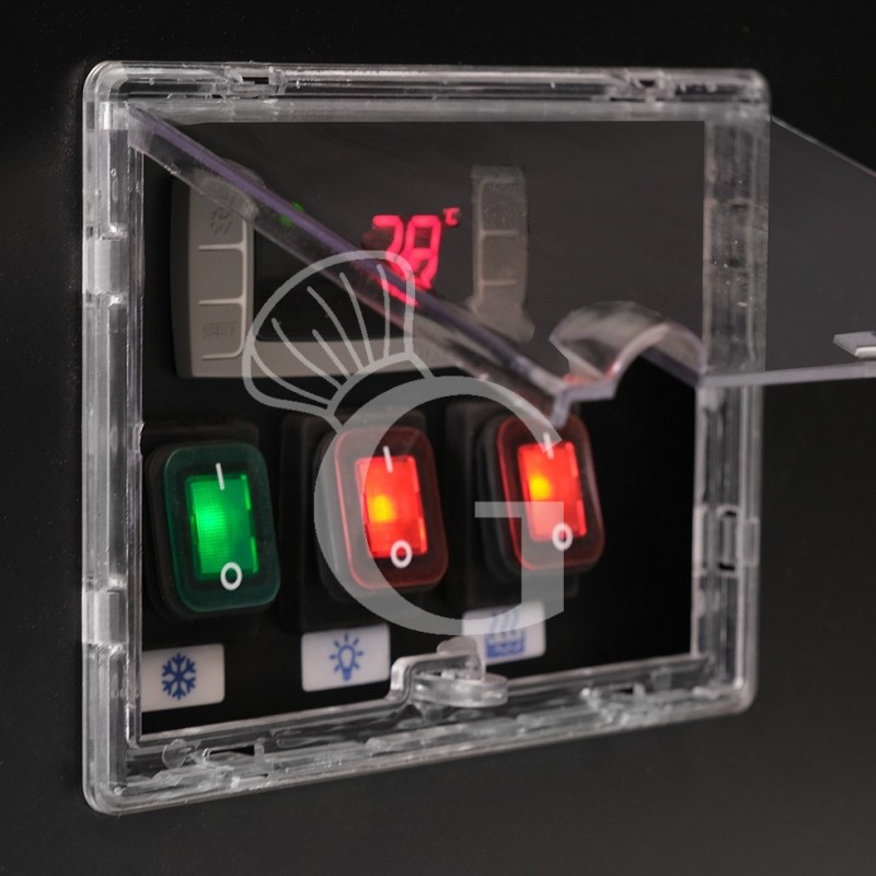 copy of Espositore refrigerato ventilato per bibite-  temp +2°C/+8°C - capacità 216 LT