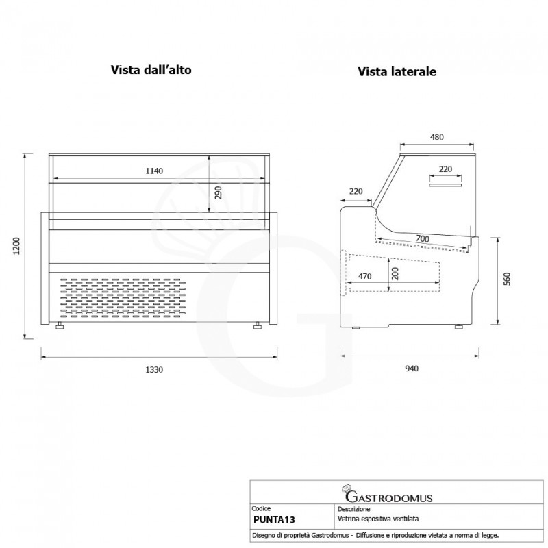 copy of Espositore refrigerato ventilato per bibite-  temp +2°C/+8°C - capacità 216 LT