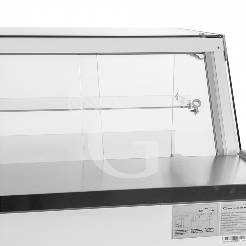 copy of Espositore refrigerato ventilato per bibite-  temp +2°C/+8°C - capacità 216 LT