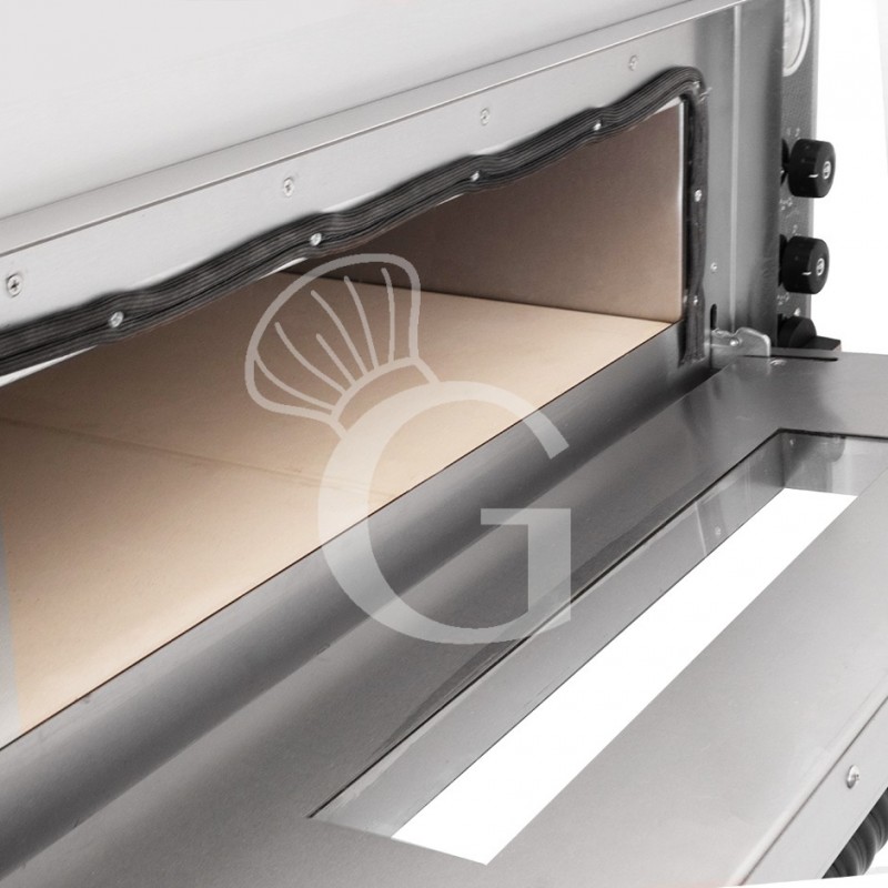 copy of Forno elettrico 2+2 teglie 60x40 o 6+6 pizze 35 cm - 2 camere - controllo meccanico