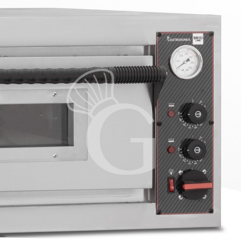 copy of Forno elettrico 2+2 teglie 60x40 o 9+9 pizze 35 cm - 2 camere - controllo meccanico
