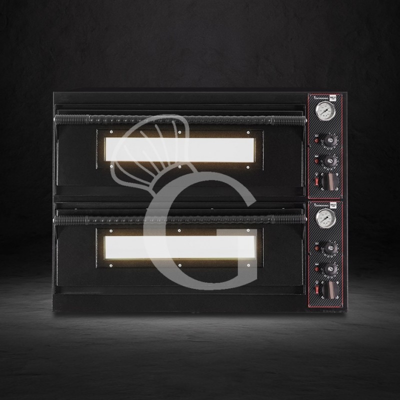 copy of Forno elettrico Estra44 per 8 pizze diametro 35 cm - 2 camere - controllo meccanico