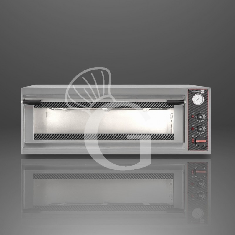 copy of Forno elettrico - porta vetro - 2 teglie 60x40 o 4 pizze diam. 40 cm - 1 camera - controllo meccanico