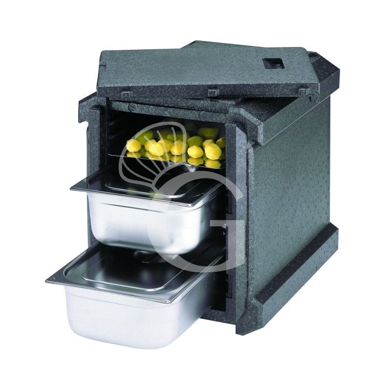 Thermobox / Transportbox (83 Liter), Polypropylen, für GN1/1 Behälter,  B 630 mm x T 500 mm x H 585 mm
