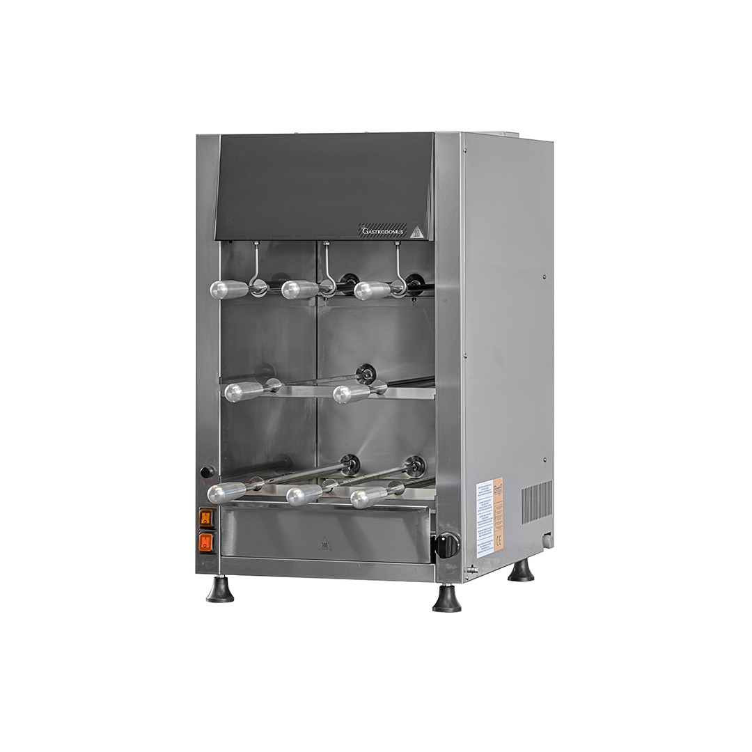 Elektro Churrasco-Griller, 8 Grillschwerter (B 455 mm x T 575 mm x H 774 mm)