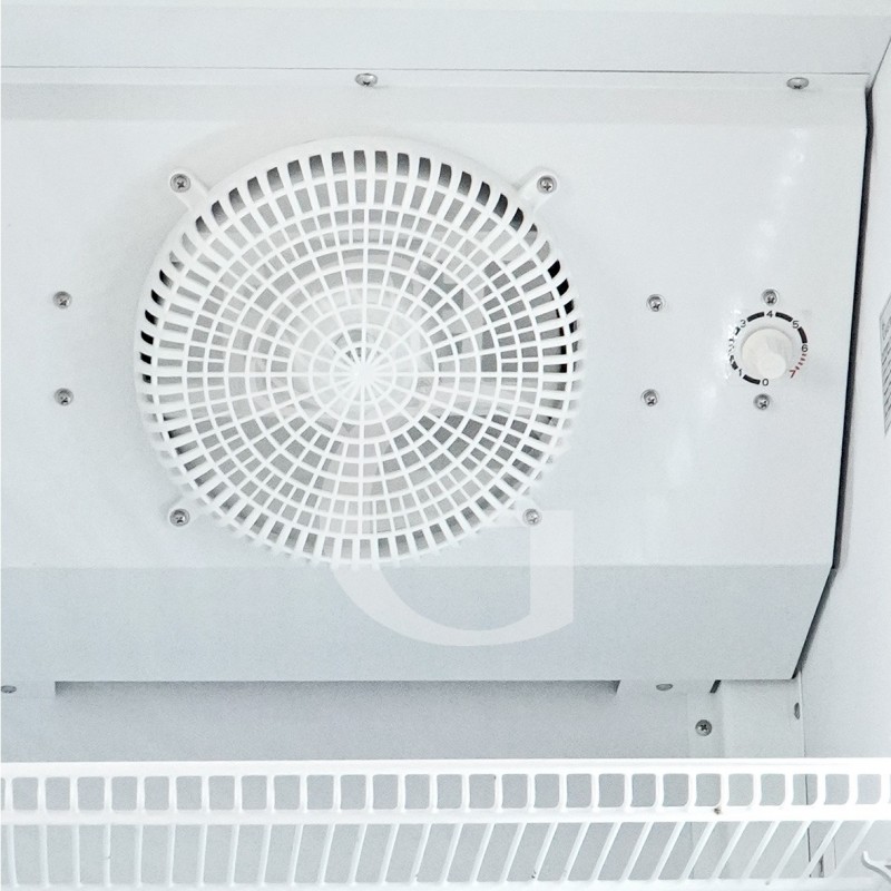 Weißer Getränkekühlschrank (290 L), Umluft, Temperatur 0°C/+10°C, Flügeltür