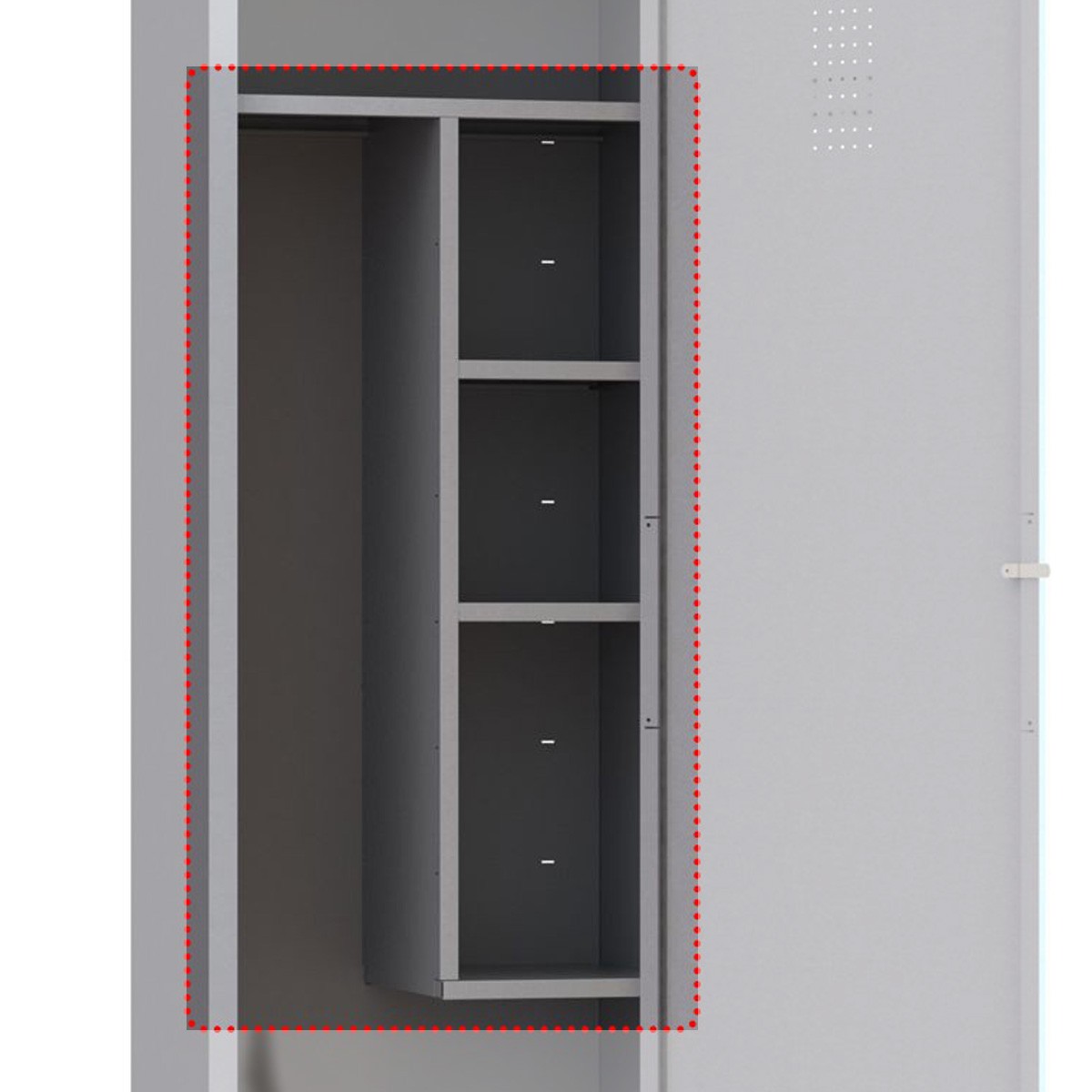 copy of Armadio casellario struttura monoblocco a 5 caselle, profondità 35 cm