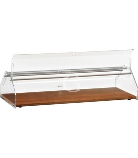 Buffetvitrine/Thekenaufsteller aus Plexiglas, B 500 mm x T 350 mm x H 180 mm