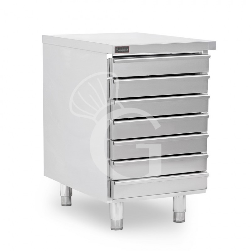 copy of Cassettiera inox per contenitore impasti pizza