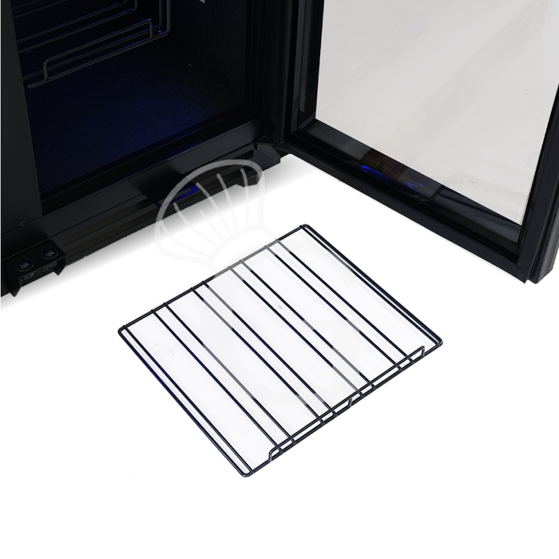 copy of Espositore refrigerato per vino - 3+1 ripiani cromati - capacità 85 LT - temp. + 4° C / + 10° C